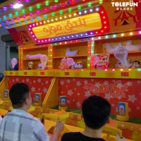 Tolefun Grand tir Carnaval Booth Jeux Fun Water Gun Experience au parc à thème Coin Operated for Funfair