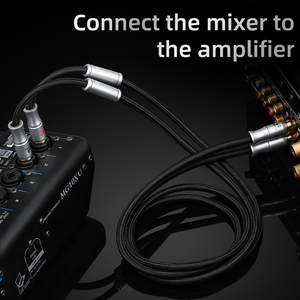 <span class=keywords><strong>Cable</strong></span> de Audio HiFi, Doble Conector de 6.5mm a Doble <span class=keywords><strong>RCA</strong></span> Macho a Macho, <span class=keywords><strong>Cable</strong></span> de Altavoz con Revestimiento de PVC Trenzado, <span class=keywords><strong>Cable</strong></span> OFC para Amplificador de <span class=keywords><strong>6.5</strong></span> a <span class=keywords><strong>RCA</strong></span> - Product Image 5
