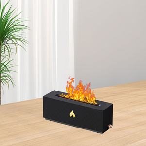 Humidificador de Llama, Difusor de Aceites Esenciales para Escritorio, Máquina de Fragancia para Hotel, Comercial, Plano, Vaporizador de Agua, Azul, 10 Usb, Negro, Blanco, Neutro - Product Image 1