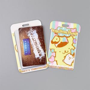 Titulaire de la carte belle bande dessinée mélodie Purin Kuromi longes étui nom Badge ID crédit s couverture accessoires cadeau - Product Image 4
