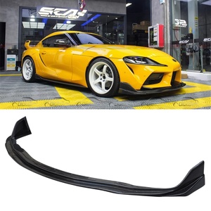 VRS Style Carbon Fiber Front Bumper <b>Lip</b> Chin Spoiler Wing <b>Splitter</b> for Toyota Supra A90 A91 Front Bumper <b>Lip</b> 2021+ - Product Image 1