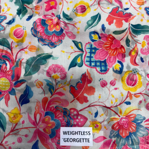 Tela Georgette Ligera de la Mejor Calidad, 100% Ligera, Estampada Digitalmente, para Confección de Prendas y Vestidos - Product Image 1