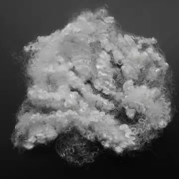 Пышное одеяло, плюшевые игрушки, 3D полиэфирное волокно из переработанного полиэстера для прядения и наполнения бетона