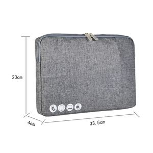 Sac pour ordinateur portable en tissu flocon de neige imperméable avec logo personnalisé du fabricant, 13, 14, 15,6 pouces, étui pour ordinateur portable, pochette, sac 2026 - Product Image 5