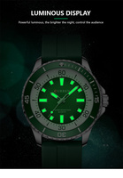 Reloj de Cuarzo CURREN 8448 Unisex, Deportivo, Casual, con Caja de Aleación, Resistente al Agua, Luminoso, con Esfera Redonda y Correa de Silicona
