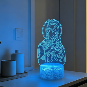 3D Anime Colorful Acrylic Table Lamp LED Night Light for Home Decor - Product Image 5