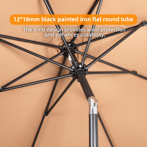 Sombrilla de <span class=keywords><strong>Patio</strong></span> Grande con Manivela y Inclinación, Sombrilla de Jardín, Parasoles para Exteriores, Venta al por Mayor - Product Image 4