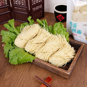 Mie Sutra Perak Telur Bebek 400g Kemasan Pabrik Hebei Chenghou Grosir Semi-Kering Tipis Mudah Direndam Umur Simpan 120 Hari Rendah Karbohidrat