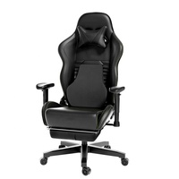 Échantillon gratuit Expédition Rose Durable Premium Pvc Cuir 1 Pièce Chatty Massage Gaming Chaises à Prix Bas qui ont Repose-pieds