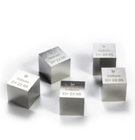 Ensemble de cubes en métal de haute qualité de 10 mm Iridium cube pour la collecte