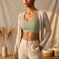 Soutien-gorge de sport pour femme, effet nuage, ajusté, anti-choc, maintien élevé, pour course en extérieur, séchage rapide, en nylon, taille XL