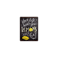 Plaque en métal personnalisée de style unique avec impression UV 40cm*30cm pour la décoration de la maison, design personnalisé et logo client