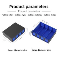 Boîte de rangement pour cartes avec fenêtre en PVC, capacité de 2400+ cartes, blocage RFID, fermeture à bouton, étui pour cartes, support pour cartes de jeu TCG CCG, personnalisable