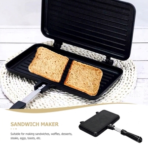 Sartén antiadherente de aleación de aluminio <span class=keywords><strong>para</strong></span> tostadas y sándwiches a la plancha con mango - Product Image 5