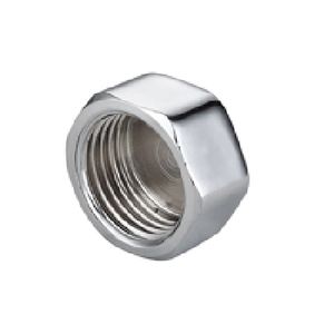 Conector Hembra de Latón Cromado de 1/2 Pulgada para HVAC, Marca IBP - Product Image 1