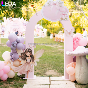 ฉากหลังเวทีอะคริลิคสีชมพูแบบคลาสสิกทันสมัยรุ่นใหม่ LEDA ฉากหลังโค้งสำหรับเด็กแบบตั้งพื้นสำหรับงานแต่งงาน - Product Image 2
