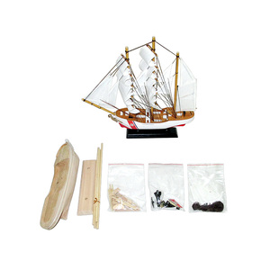 Jouets faits à la main <span class=keywords><strong>en</strong></span> <span class=keywords><strong>bois</strong></span>, kit de bricolage de voilier nautique personnalisé, jouet pour enfants, cadeau artisanal, <span class=keywords><strong>bateau</strong></span> à voile à assembler, souvenir pour adultes - Product Image 4
