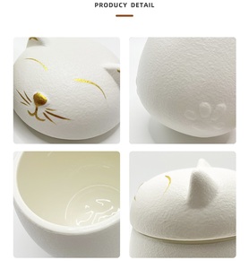 Керамическая урна для праха домашних животных (кошек и собак) на заказ: экологичная, герметичная, прочная, водонепроницаемая, современный минималистичный дизайн, серая - Product Image 4