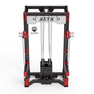 Estante de gimnasio comercial <span class=keywords><strong>con</strong></span> Polea alta-Baja, pecho de remo, Mosca, estación única, máquina extraíble, equipo de culturismo multifunción - Product Image 1