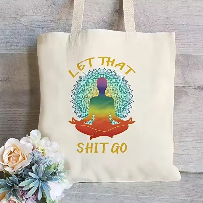 Wholesale Custom Reusable Canvas Organic Cotton Tote Shopping Bag With Custom Printed Logo