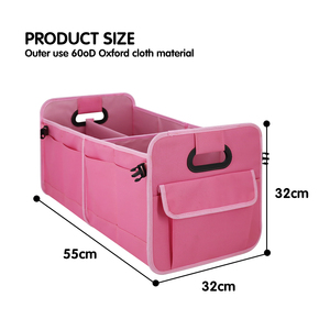 Caja de Almacenamiento Plegable para Auto, Multicompartimentos, Base Fija, Organizador de Maletero, Grande, Lavable, Organizador de Equipaje para Vehículo - Product Image 2
