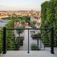Système de garde-corps en câble en aluminium et acier inoxydable, design moderne modulaire BH, garantie à vie, longueur personnalisable pour balcon