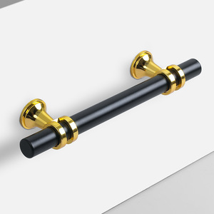 Stainless Steel Round Tube Handle Cylindrical Minimalist <b>Wardrobe</b> Cabinet Door Furniture Handle Durable - Product Image 3