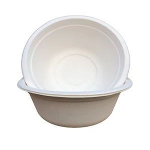 Tazón de pulpa de bambú biodegradable blanco personalizado, tapa de supermercado, promoción de comestibles para almacenamiento de contenedores de alimentos, sin impuestos, fuente de dinosaurios - Product Image 6