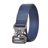 Ceinture tactique en nylon en gros, ceinture d'extérieur réglable avec boucle à dégagement rapide, fournisseur de logo personnalisé