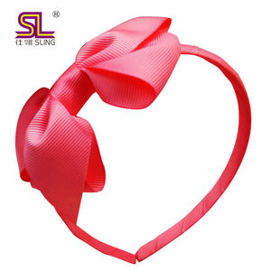 Diadema de fiesta de alta calidad personalizada con Lazo de cinta grande de 4,5 pulgadas al por mayor - Product Image 4