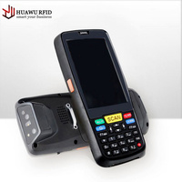 Lecteur de codes-barres portable Android HUAWU, lecteur RFID UHF longue portée pour la gestion d'entrepôt