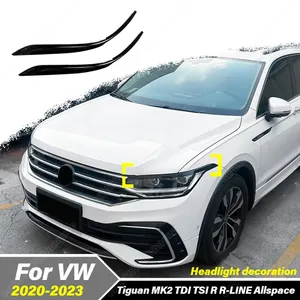สำหรับ MK2 TDI TSI R R-LINE Allspace 2020 2021 2022 2023 ชุดแต่งคิ้วไฟหน้ารถยนต์ - Product Image 1