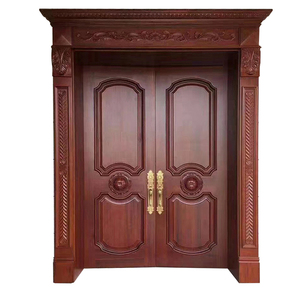 <span class=keywords><strong>Porte</strong></span> d'entrée principale intérieure en bois de teck de style moderne, double <span class=keywords><strong>porte</strong></span>, haute performance, économie de coûts, isolation <span class=keywords><strong>phonique</strong></span> - Product Image 6