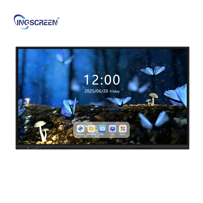 INGSCREEN OEM Electronic Panel 65 Inch LED Interactive Smart Board 110 Inch Touch 86 Inch LED 75 Inch Interactive Whiteboard