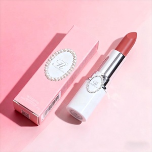 Emballage de tube à lèvres en <span class=keywords><strong>carton</strong></span> rose adorable avec logo personnalisé, estampage à chaud pliable, pour gloss à lèvres, parfum, mascara, boîte de rangement - Product Image 2