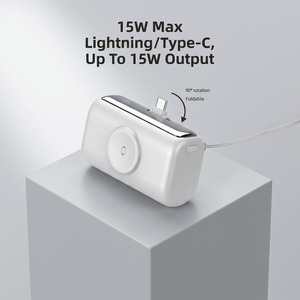 Cadeau promotionnel, <span class=keywords><strong>batterie</strong></span> externe <span class=keywords><strong>de</strong></span> voyage 3 en 1 10000 mAh, design compact, prise cachée, PD 20W, emballage personnalisé <span class=keywords><strong>pour</strong></span> cadeaux d'entreprise - Product Image 2