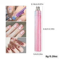 Stylo à points pour ongles en acrylique, plusieurs couleurs, pétale formé d'un seul trait, pinceau à points pour nail art DIY