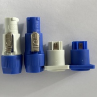 Connecteur XLR 3 broches 20A, prise mâle et prise femelle à montage sur panneau pour éclairage de scène, écran LED, connecteur de câble d'alimentation