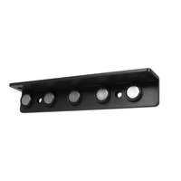 Support magnétique compact en ABS pour leurres de pêche, organisateur de matériel de bateau à 5 aimants pour hameçons, appâts et outils de pêche