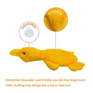 צעצועי כלבים מותאמים אישית בצורת ברווז מקרצף, צעצוע כלבים מפואר, צעצוע כלבים חורק, צעצועי כלבים אינטראקטיביים, צעצועי חיות מחמד איכותיים לכלבים - Product Image 2