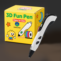 Pena 3D Otomatis Chuangxiang Design untuk Anak, Mainan Edukasi Plastik PLA untuk Mencetak Gambar Hewan, Lebar Tulisan 0.7mm, Garansi 6 Bulan