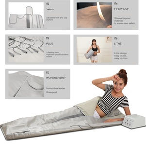 Fitkang Professional Eco Friendly Low Emf 3 Zones Heating <b>Blanket</b> Sauna <b>Blanket</b> for <b>Weight</b> Management - Product Image 1