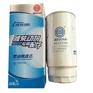 Weichai peças de motor diesel filtro de combustível 612630080203