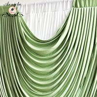 ANNIELU Cortinas de Spandex Personalizadas para Decoración de Escenarios, Ventanas de Salones de Banquetes, Boutiques, Centros Comerciales y Eventos