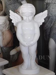 Petit mur <span class=keywords><strong>de</strong></span> boisson sculpté à la main, <span class=keywords><strong>fontaine</strong></span> d'eau en marbre avec Statue <span class=keywords><strong>de</strong></span> Cherub en pierre, prix bon marché - Product Image 6