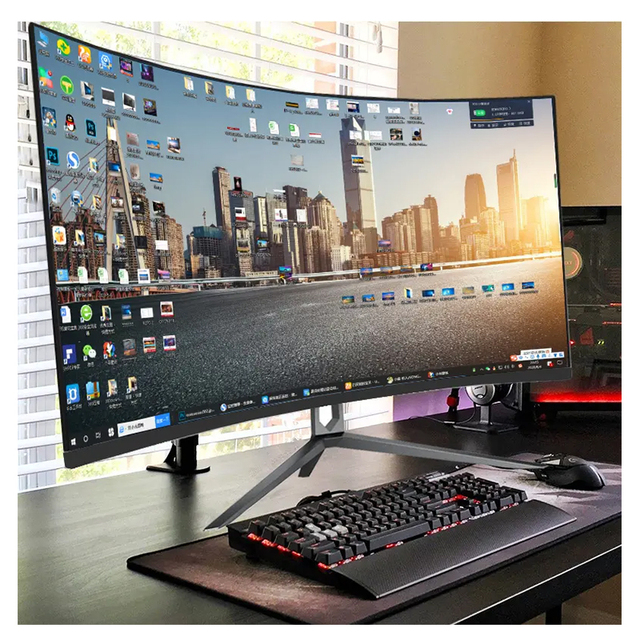 Best Price IPS VA Ultra Wide19'24'27'40'43'49'Inch Curved Screen 120HZ 144HZ Gaming Monitor
