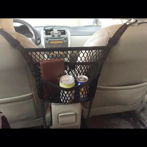 BSCI Factory High Quality Durable <b>Car</b> Mesh Organizer <b>Seat</b> Back Net <b>Bag</b> Dog <b>Car</b> Net Barrier - Product Image 1