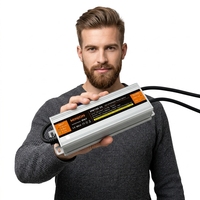 Alimentation à découpage étanche MINJON MW150-24 150W 24V IP67, efficacité 87%, garantie 3 ans, 200-240V