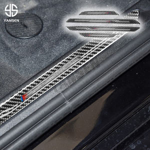 Aksesori Serat Karbon Stiker Pelindung <span class=keywords><strong>Strip</strong></span> Potongan Ambang Pintu Mobil untuk <span class=keywords><strong>BMW</strong></span> <span class=keywords><strong>X5</strong></span>/6 F15 F16 2014-2018 - Product Image 1