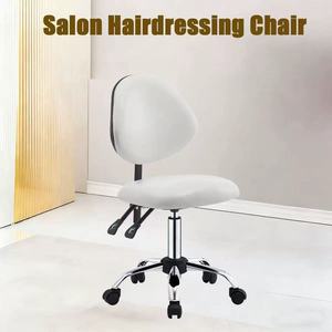 Sillón de Peluquería Moderno con Respaldo, Giratorio, con Ruedas, para Salón de Belleza, Manicura - Product Image 1